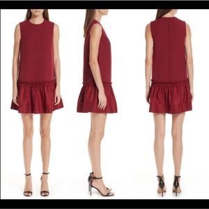 NEW‎ ROKSANDA Tanaga Drop Waist Silk Blend Dress